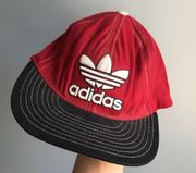 VINTAGE RED/BLACK/WHITE  BASEBALL CAP HAT