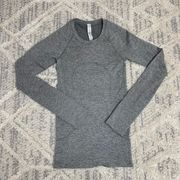 Swiftly Tech Gray Long Sleeve Shirt Sz 2