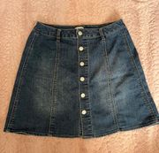 Denim Skirt