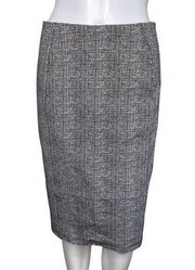 Liverpool Skirt Womens 6 Black White Check Pencil Straight Skirt Business Career