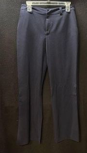 Stretch Navy Blue Wide Leg Dress Pants Size 8