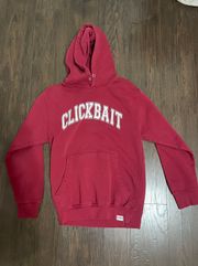 Maroon Clickbait Hoodie