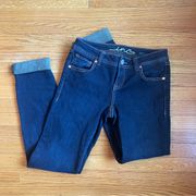 Inc denim cuffed skinny jeans