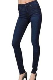 SANCTUARY ANTHROPOLOGIE Robbie Jeans Dark Wash High Waisted Stretch Skinny 27