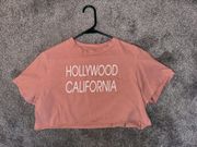 Hollywood California Crop Top