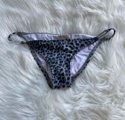 Leopard print bikini bottoms