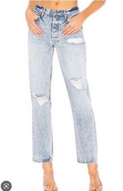GRLFRND x REVOLVE Bring it on Jeans Sz 25 High Waisted Straight Leg