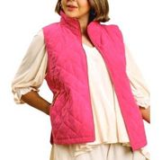 Pink Quilted Vest