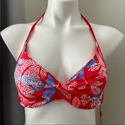 Red Carter Women’s Bikini Top Size M