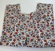 Lazy Oaf Blooming Marvellous Floral Straight Pants, 8