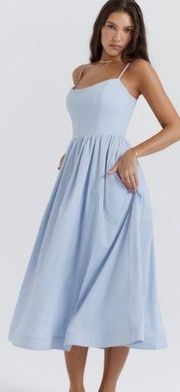 'Lolita' Soft Blue Corset Sundress NWOT size S