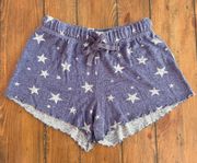 Sleepwear Stars Pajama Shorts Size XS