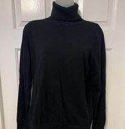 Andrew Marc Black Turtleneck Sweater