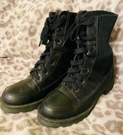 Black Combat Boots