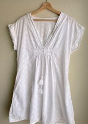 Robin Piccone White Heart Swim CoverUp