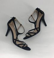 Pelle Moda Stilleto Heels Open Toe Sandal Size 8