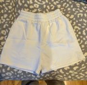 White Sweat Shorts