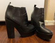 Platform Ankle Boots