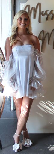 The Label White Dress