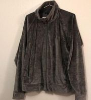 BCBGMaxAzria velour track jacket