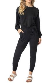 Cherish Long Sleeve Black Jumper