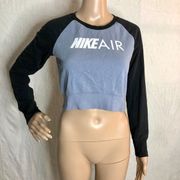 Nike  Air Cropped Colorblock Sweater