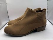 Torrid Stretch Knit Ankle Bootie (WW) size 8.5 women’s Tan brown