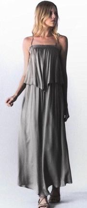 Maxi Dress...Sz: M....Color: Grey
