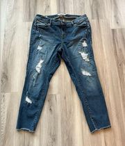 Torrid 16 Distressed Boyfriend Jeans