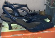 Navy heels size 7