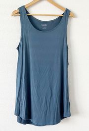 Logo Layer Slate Blue Light Weight Tank