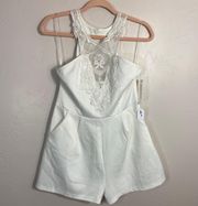 NWT  White Romper SzL