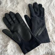 Black Super Soft Fabric Winter Gloves Size Small GUC
