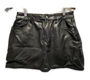 Leather Mini Skirt