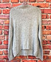 BP Cozy Gray  Nordstrom Knit Ribbed Turtleneck Sweater