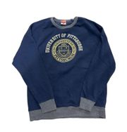 Hommage HOMAGE plus size Crewneck Sweatshirt University of Pittsburgh navy XXL