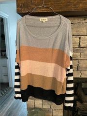 Listicile Striped Boutique Sweater