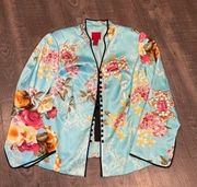 JS COLLECTIONS KIMONO STYLE BUTTON DOWN JACKET