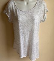 Armani Exchange A/X White Leopard T Shirt Tunic S