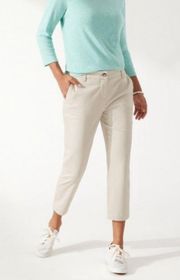 NEW Boracay Field Utility Stretch Twill Cropped Pants Bleached Sand