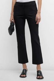 Lafayette 148 Womens Size 2 Manhattan Dress Pants Flared Cropped Ankle Trouser