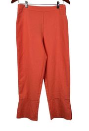 5 for $25| Romeo & Juliet Couture Split Cuff Crop Pants Coral Flat Front Trouser