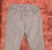 Michael Kors gray cropped jeans