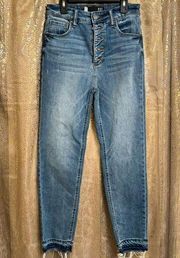 Kut From The Kloth Naomi High Rise Fab Ab Ankle Straight Jeans Size 0