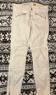 Pilcro and the letterpress white pants size 29