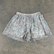 Joie Pleated Floral Shorts