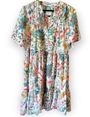 ANTHROPOLOGIE Kelly Louise Judd Whimsical Flannel Sleep Mini Dress