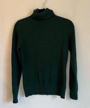 French Connection Green Turtleneck Long Sleeve Sweater | M