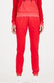 Cotton citizen Boulder sweatpants in red size medium pockets joggers