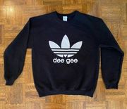 Gildan Delta Gamma Adidas Inspired Crewneck Sweatshirt